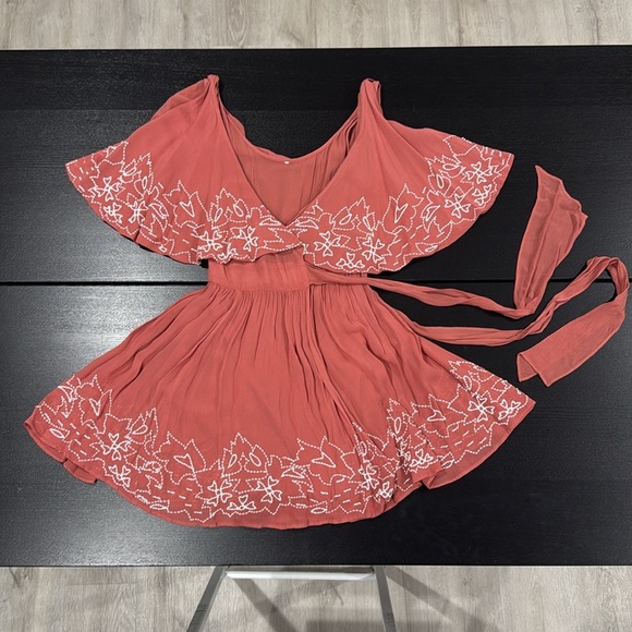 Free People Sylvia Beaded Wrap Dress - Picture 6 of 16